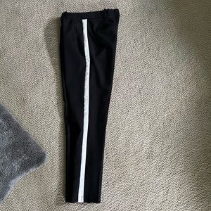 Caruso Caruso white striped pant